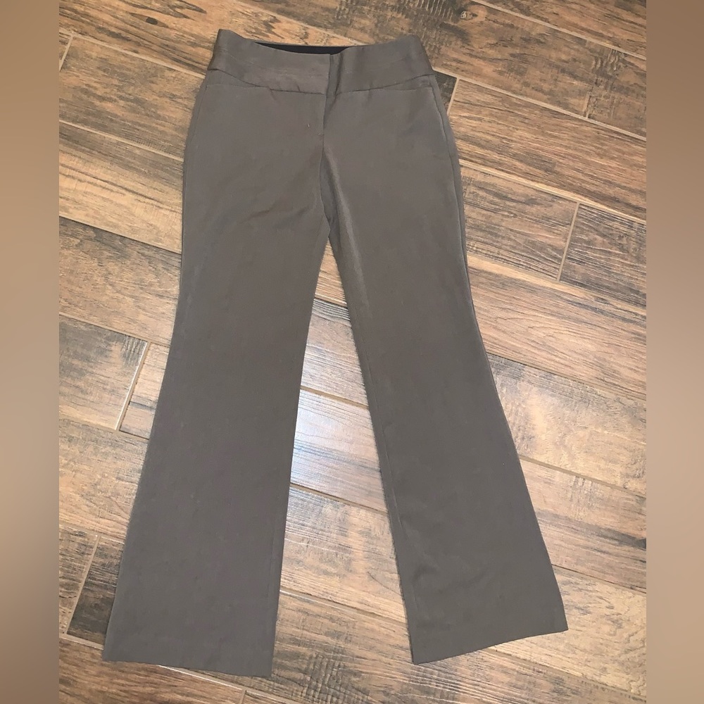 Express Editor Bootcut Brown Trousers 2R